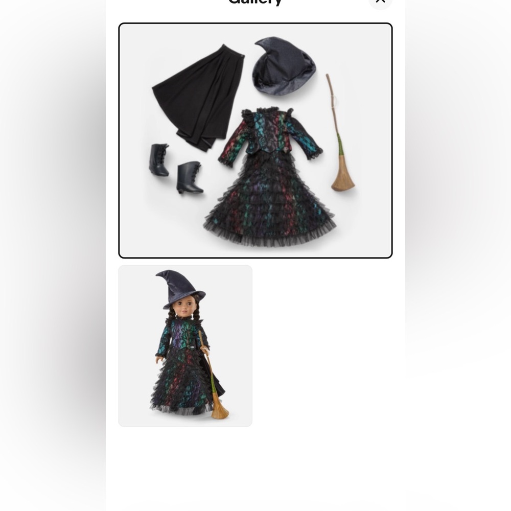 American Girl Wicked Elphaba Outfit (2024)